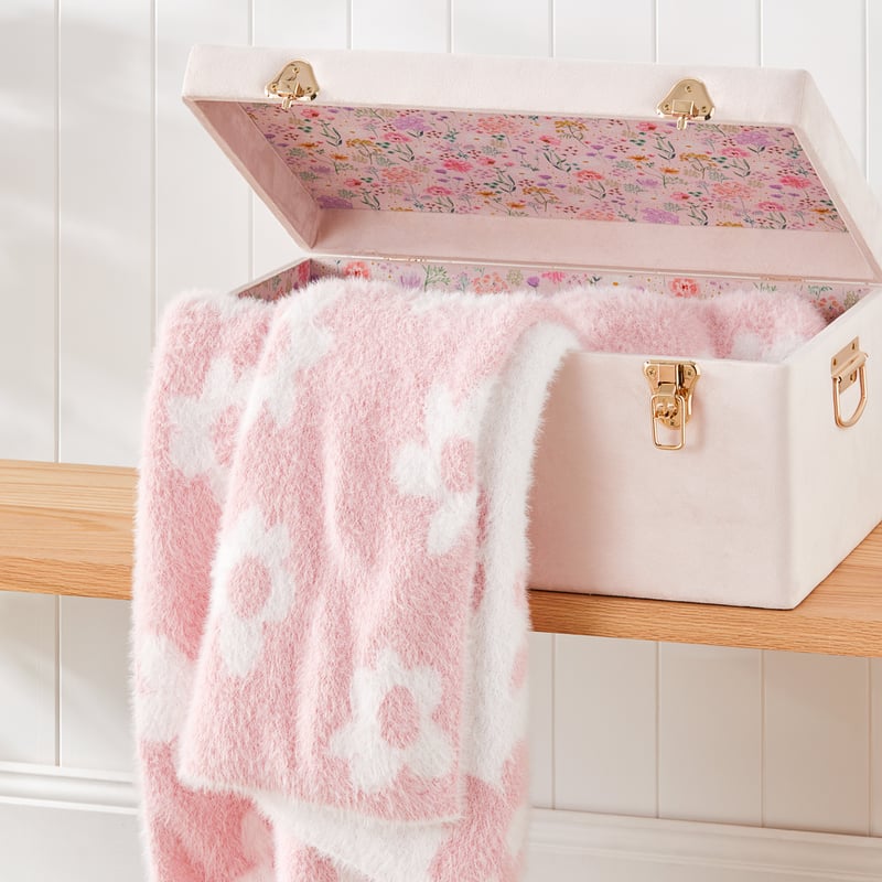 Heirloom Sasha's Garden Pink Storage Trunks