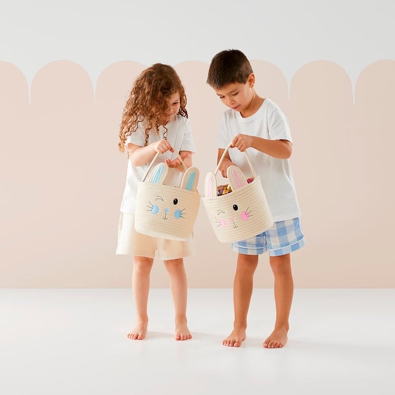 Designer Bunny Decorative Basket