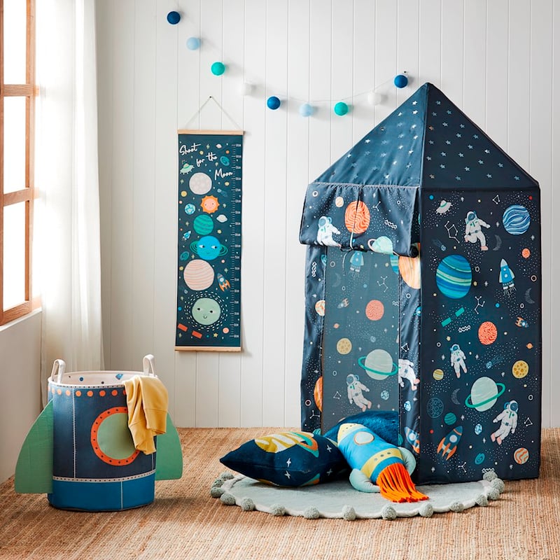 Outer Space Blue Designer Play Tent