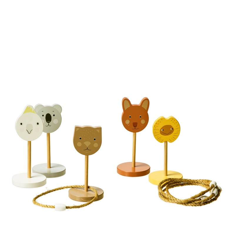 Timber Play Collection Aussie Animals Ring Toss Set