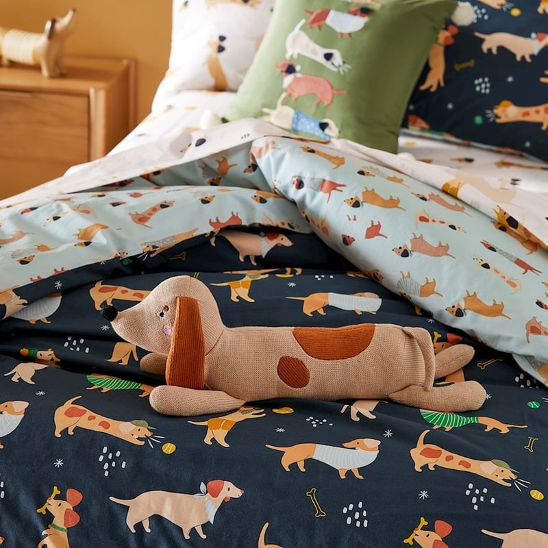 Dachshund Brown Knitted Toy