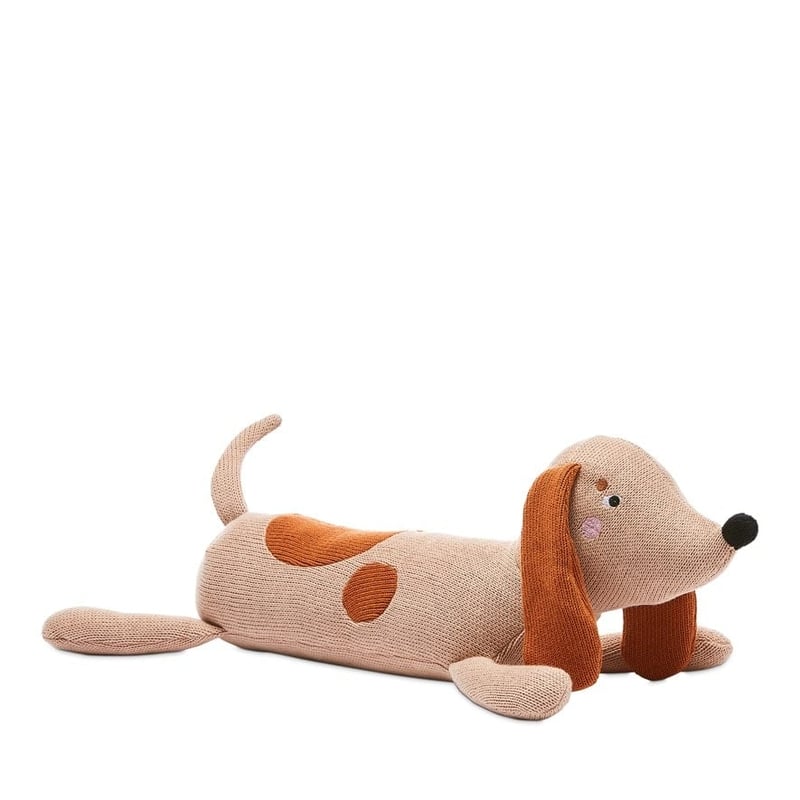 Dachshund Brown Knitted Toy