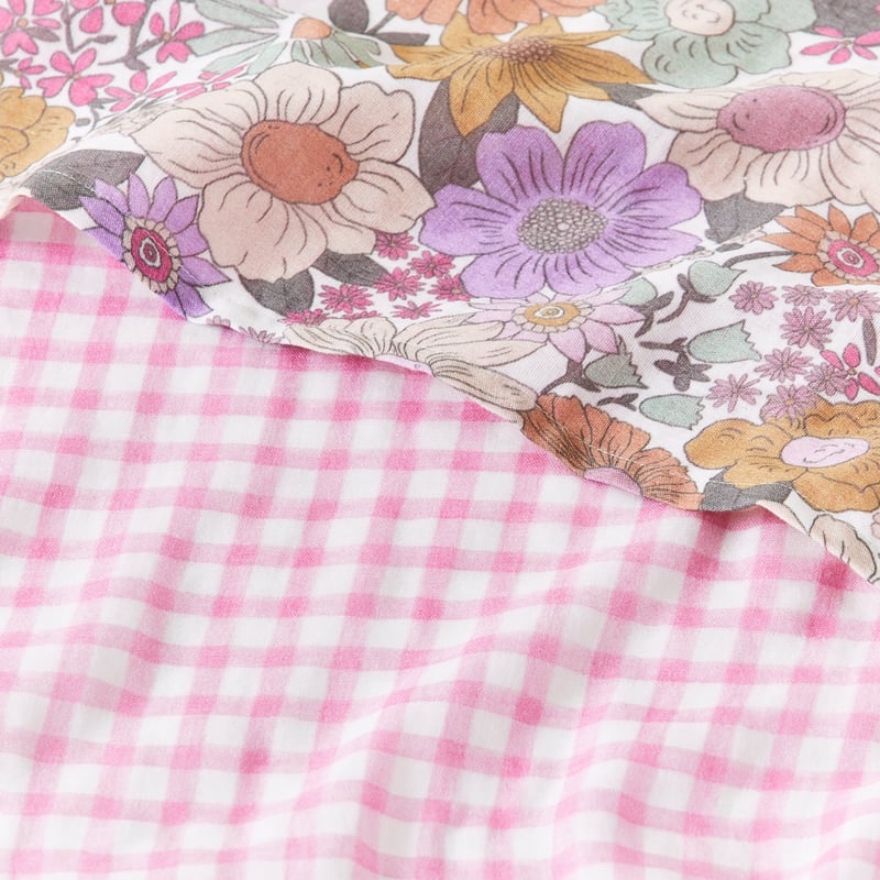 Farrah Floral Cotton Muslin Swaddle