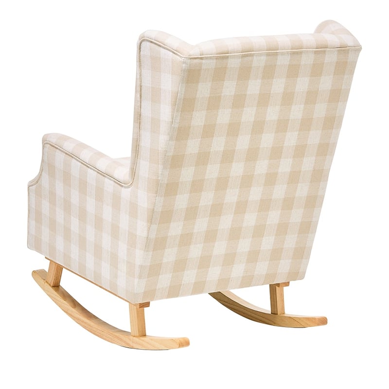 2 in 1 Gingham Nursery Chair  