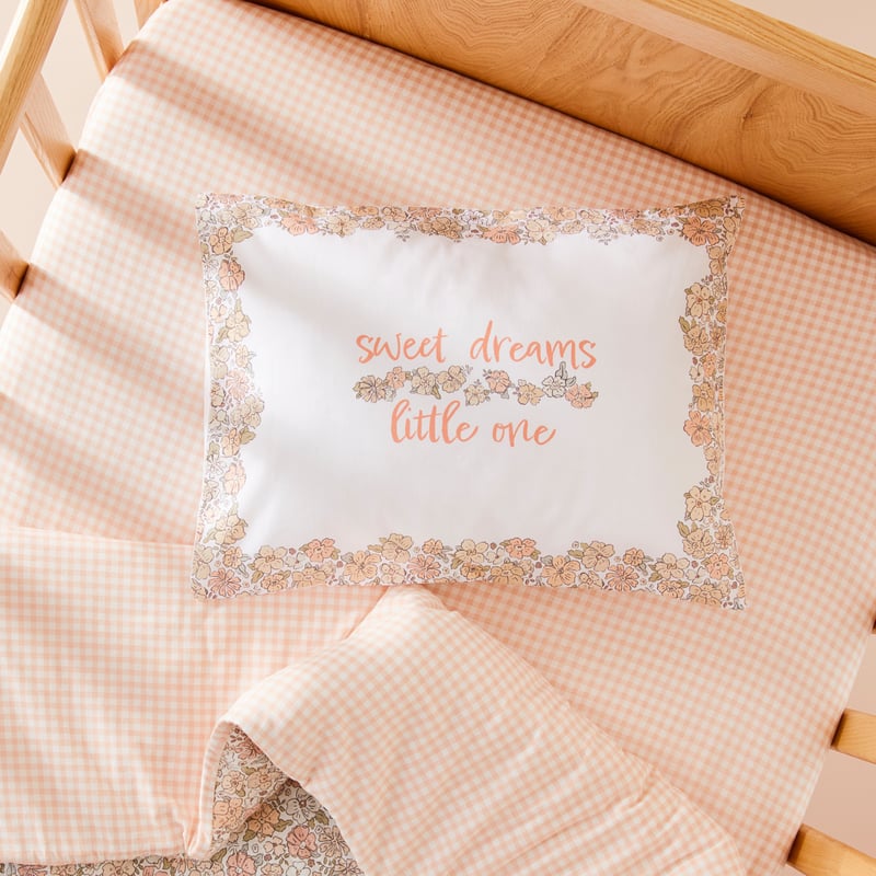 Decorative Sweet Dreams Little One Cot Text Pillowcase