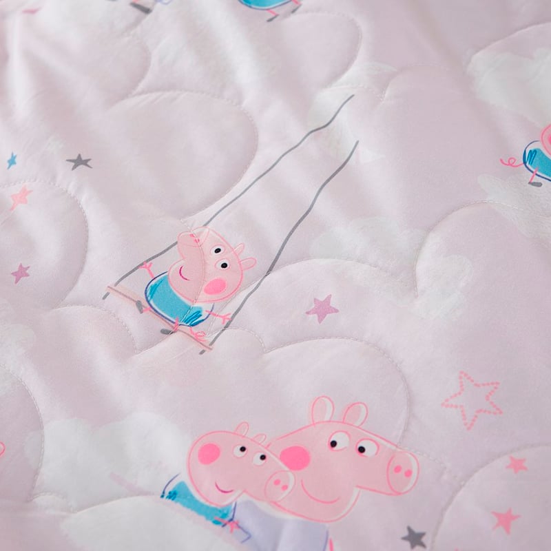 Peppa Pig Dreamland Quilted Cot Quilt Cover Set
