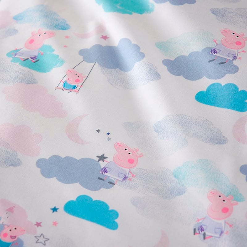Peppa Pig Dreamland Quilted Cot Quilt Cover Set