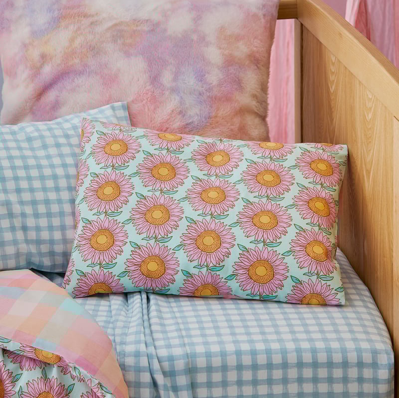 Sunflower Multi Stonewashed Cot Quilt Cover