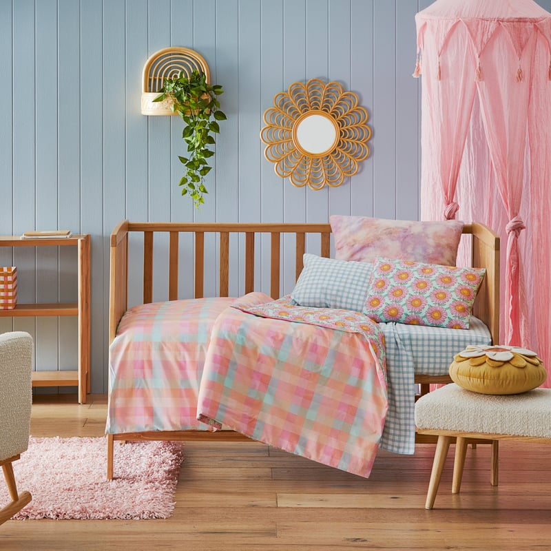 Sunflower Multi Stonewashed Cot Quilt Cover