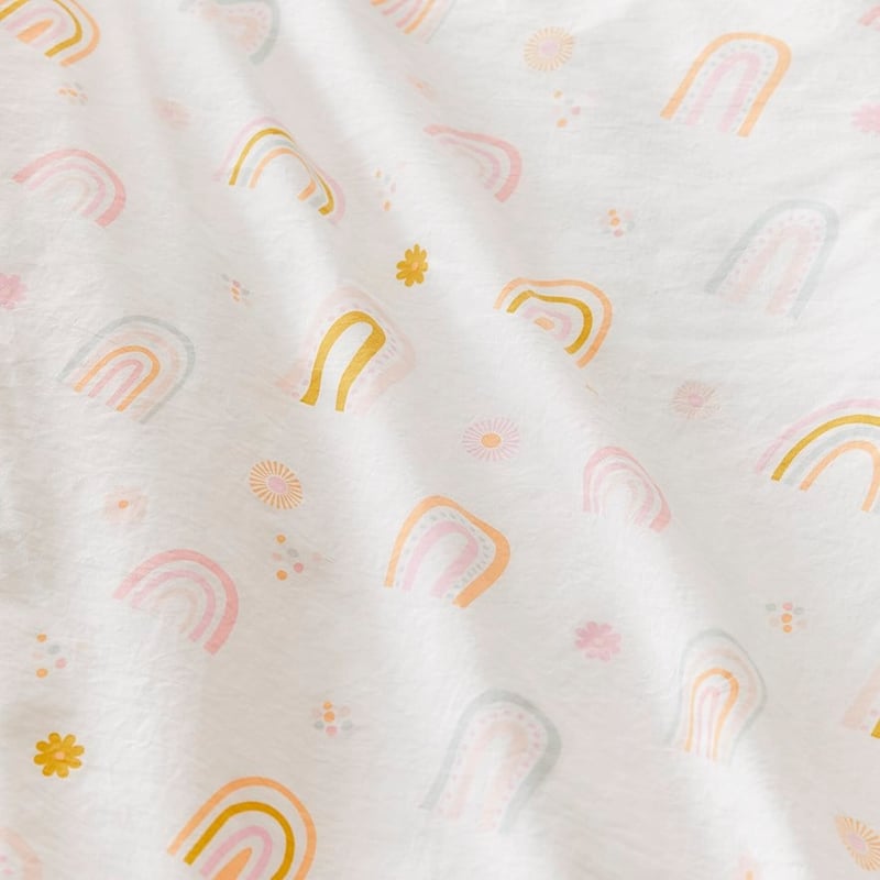 Sunshine & Rainbows Cot Quilt Cover Set