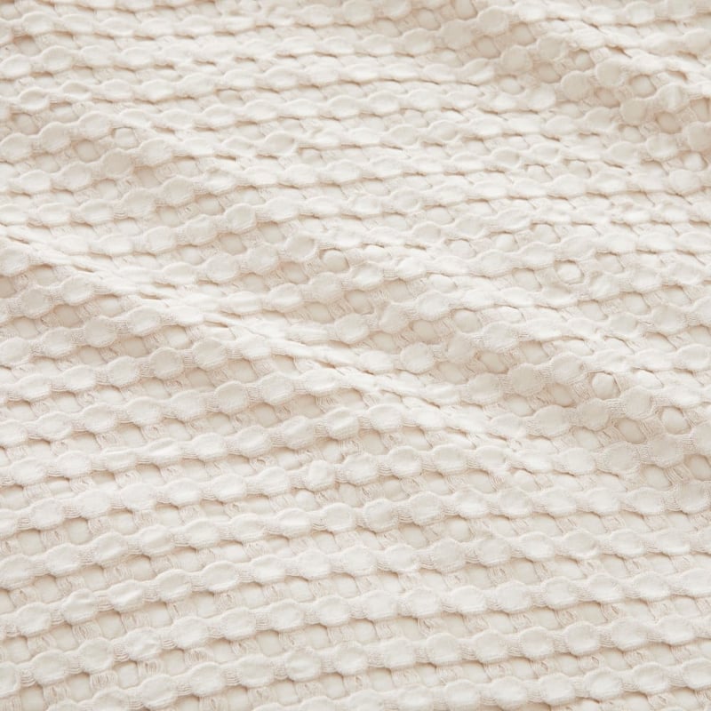 Bobbi Bamboo Waffle Oat Cot Quilt Cover