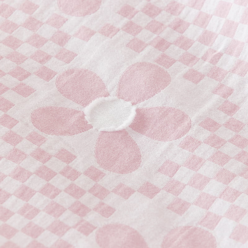Gypsy Matelasse Pink Cot Quilt Cover Set