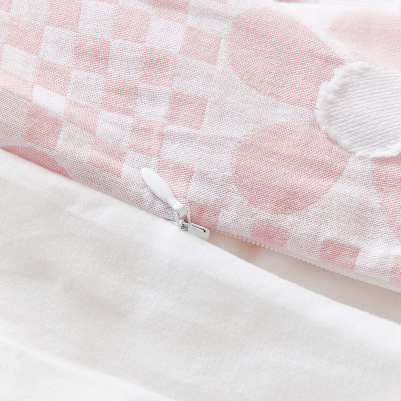 Gypsy Matelasse Pink Cot Quilt Cover Set