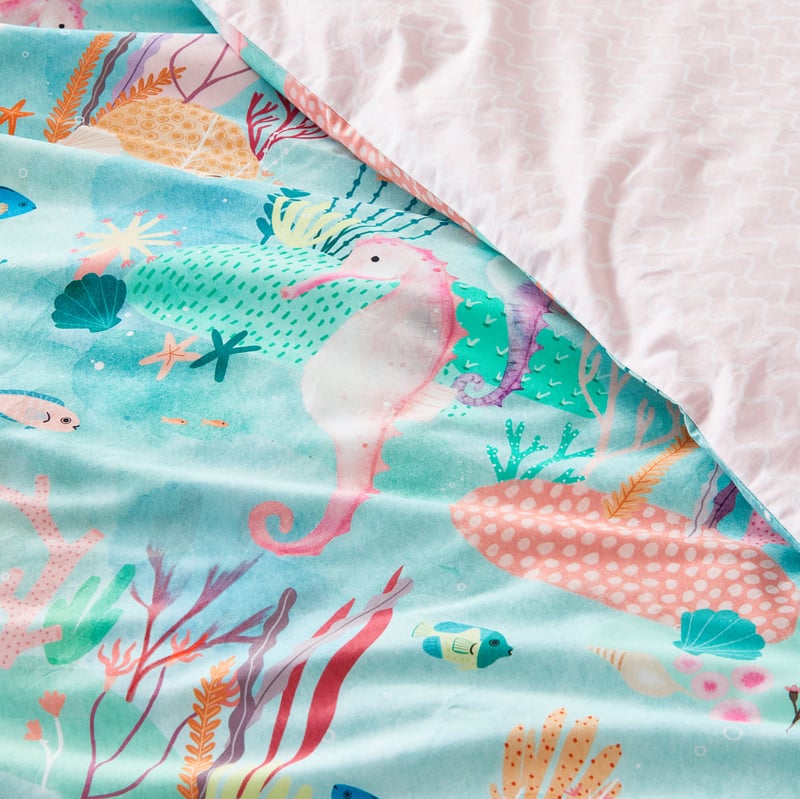 Ocean Magic Marine Cot Quilt Cover Set