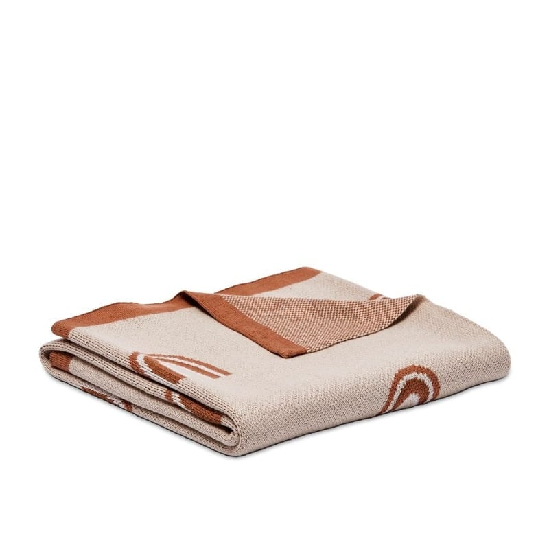 Rainbow Natural Organic Cotton Novelty Baby Blanket
