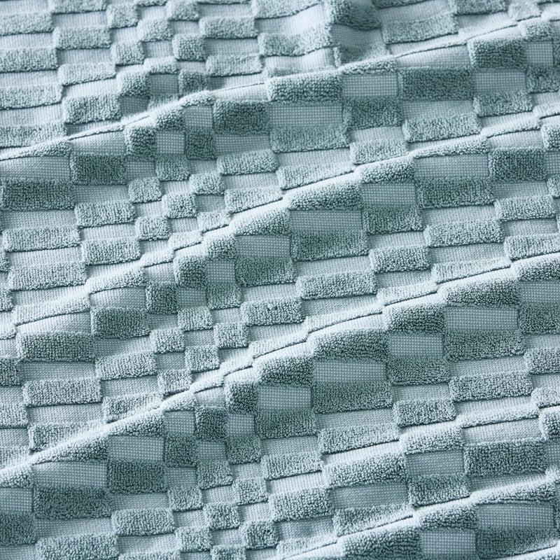 Boston Sea Blue Check Towel Range