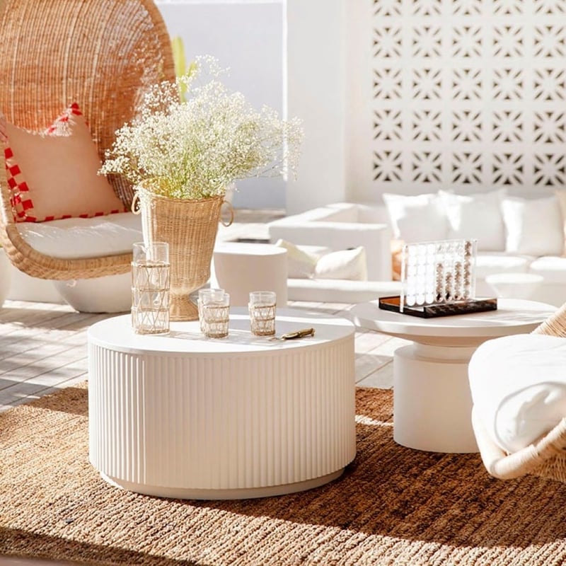Orson White Coffee Table