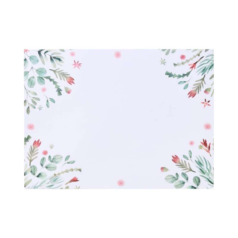 Botanical Christmas Novelty Paper Placemats 50 Pack