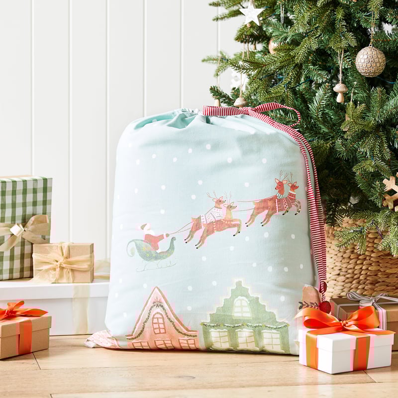 Santa's Reindeers Festive Santa Sack
