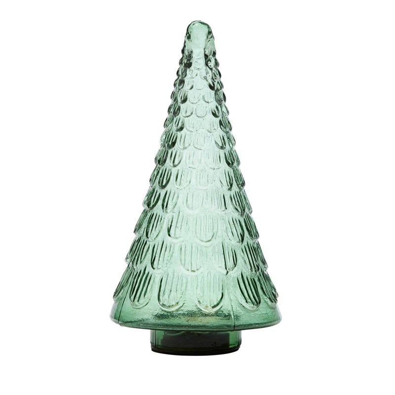 Glass Decorative Large Green Christmas Tree