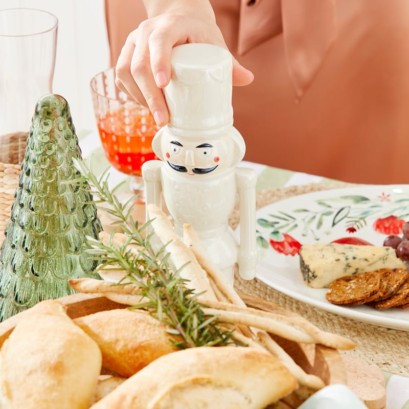 Glass Decorative Small Deep Green Christmas Tree