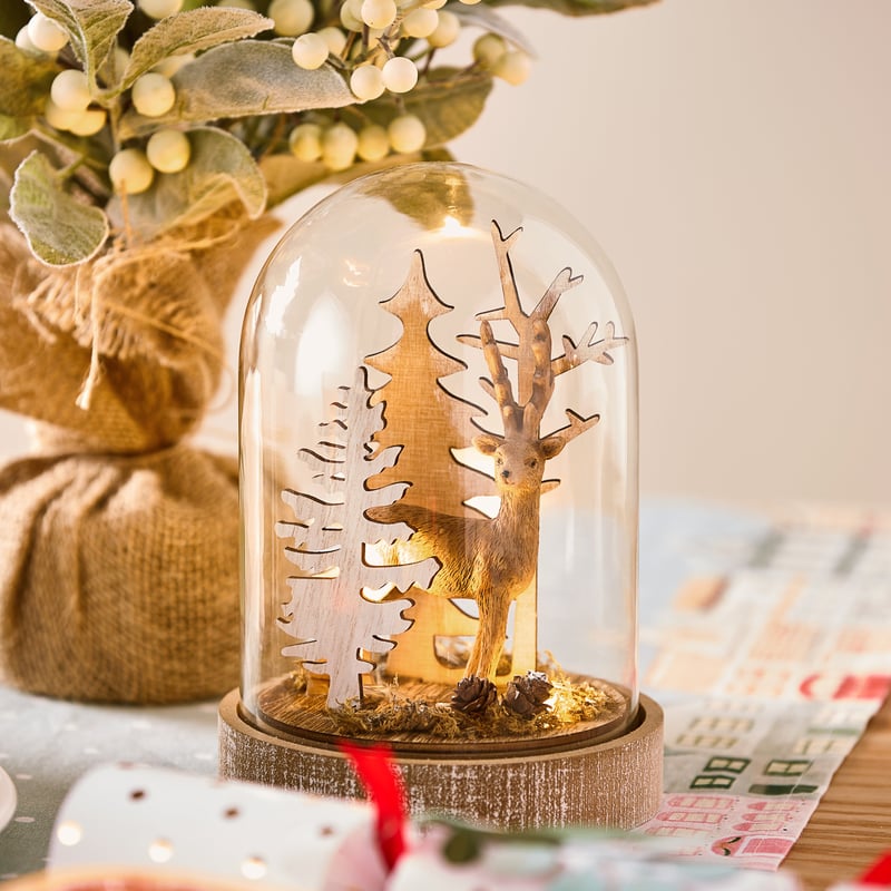 Dome Natural Festive Decorative Scene
