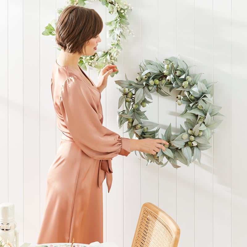 Silver Gum Nut Wreath
