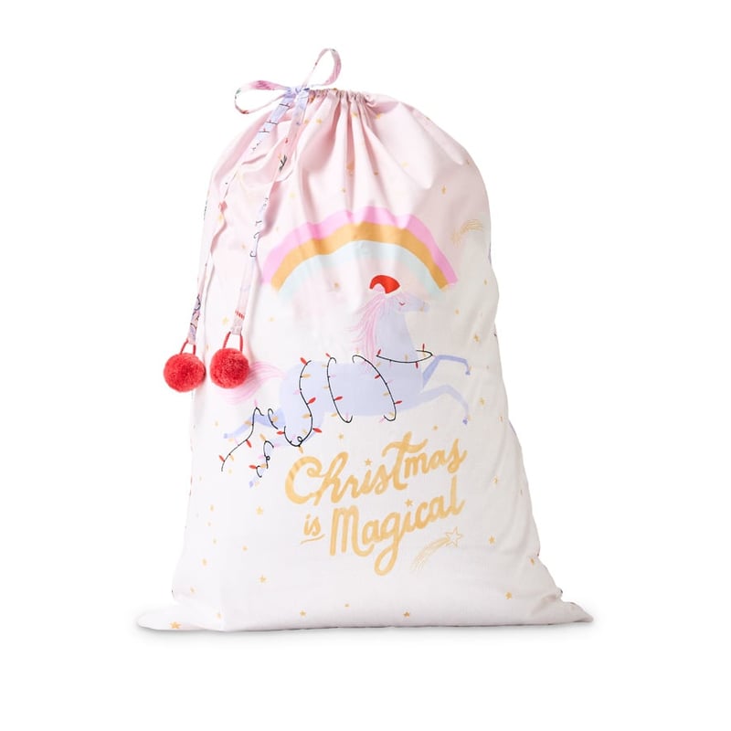 Magical Unicorn Pink Christmas Santa Sack