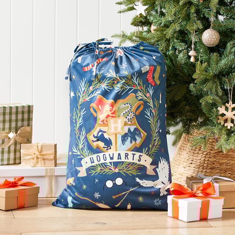 Harry Potter Navy Christmas Santa Sack