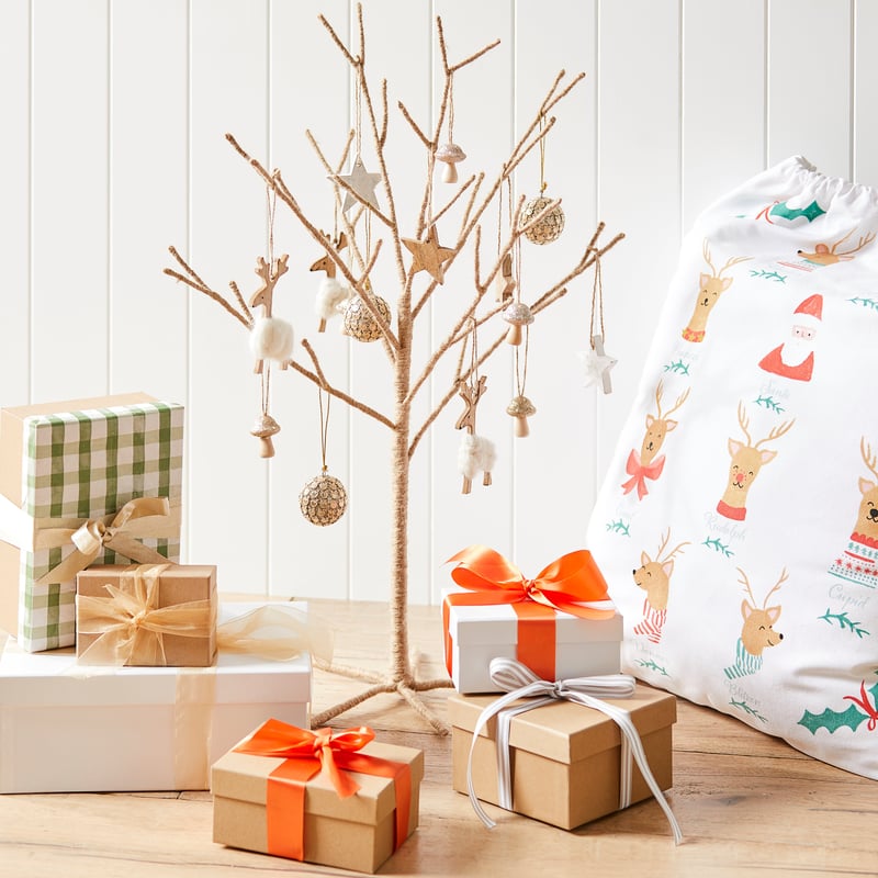 Jute Natural Twig Christmas Tree