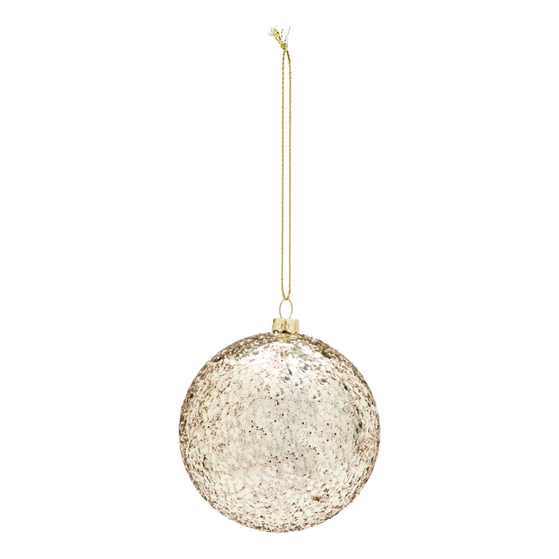 Cabaret Glitter Champagne Bauble