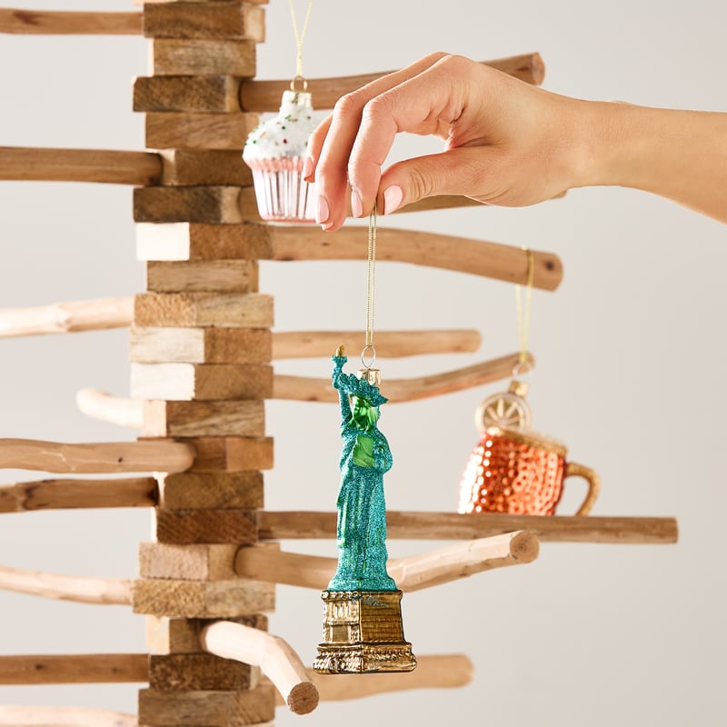 Statue of Liberty Vintage Glass Travel Decoration