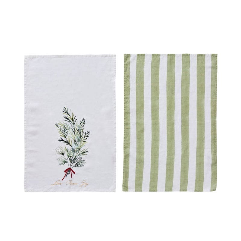 Peace Love Joy Christmas Tea Towels 2 Pack
