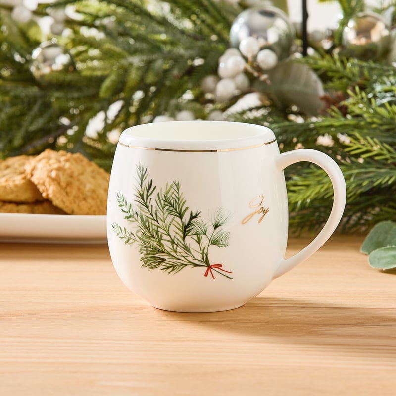 Peace Love Joy Christmas Mug