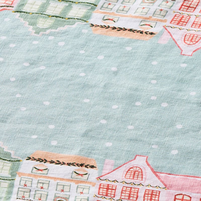 Houses Festive Table Runner