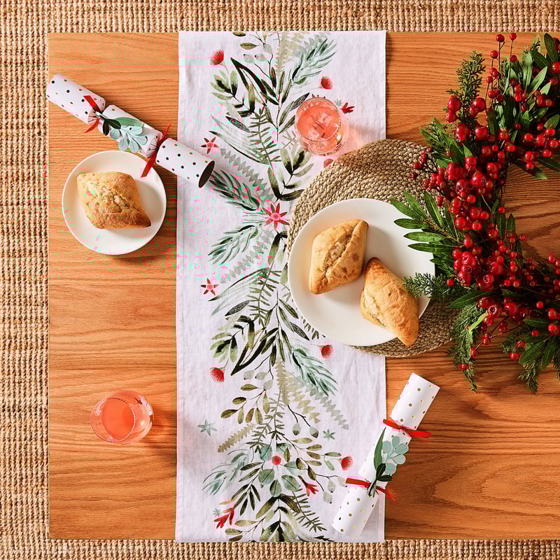 Botanical Festive Table Runner