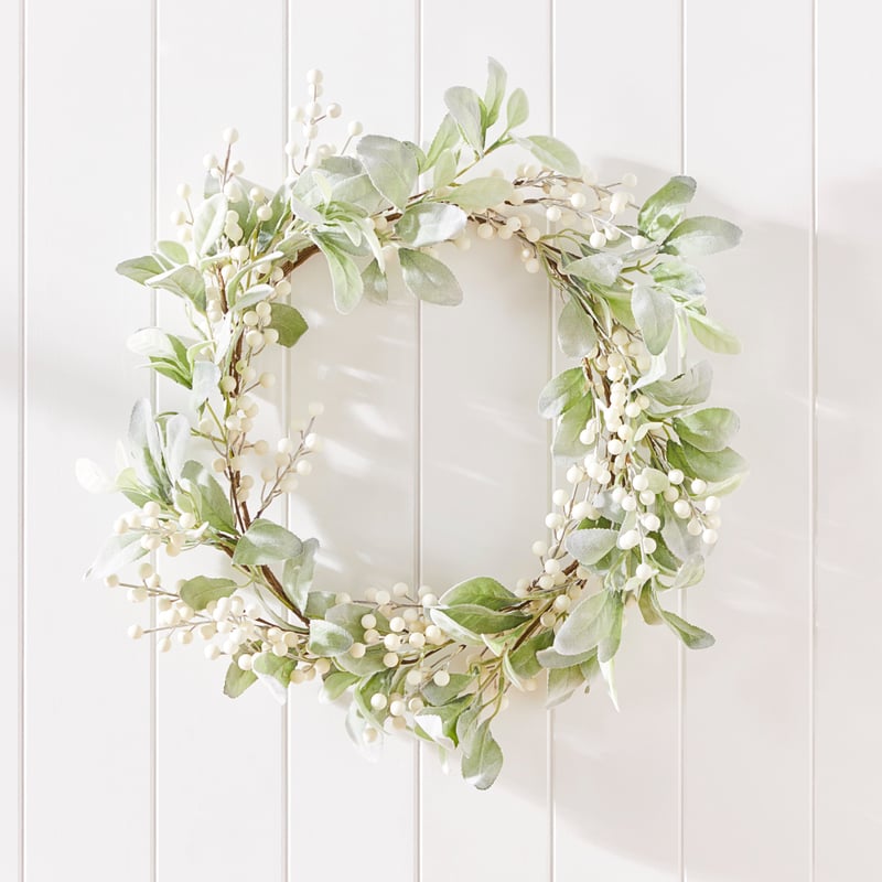 Sage & White Sage Berry Wreath