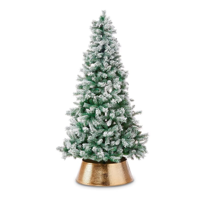Gold Metal Christmas Tree Skirt
