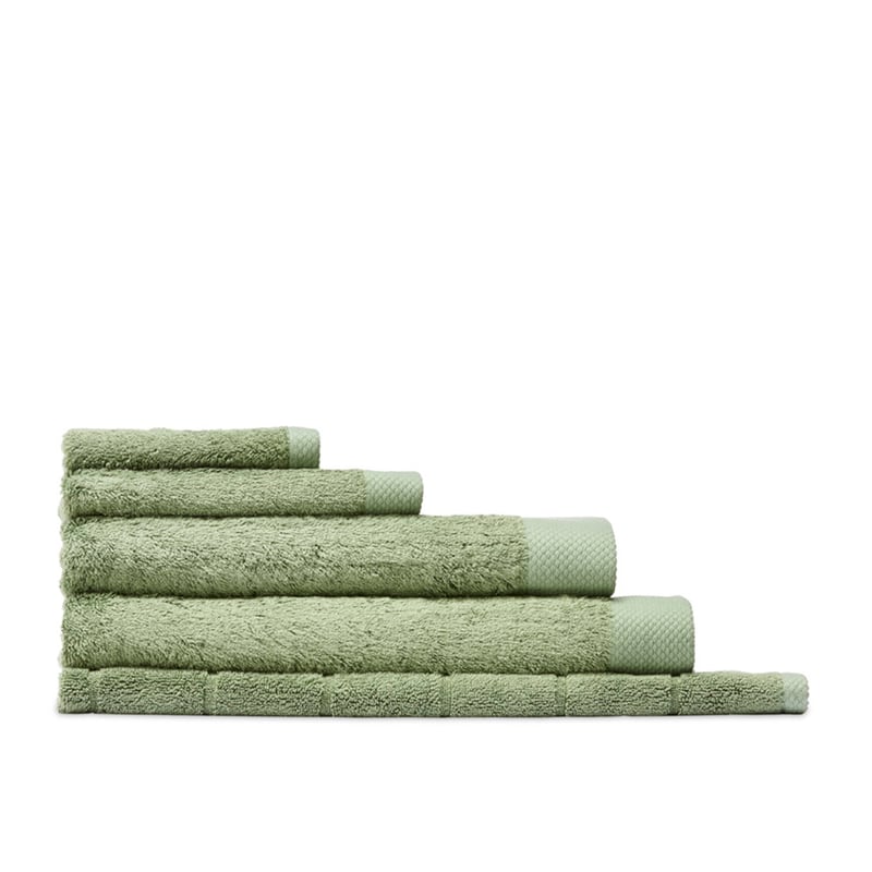 Navara Solid Pine Bamboo Cotton Bath Mat
