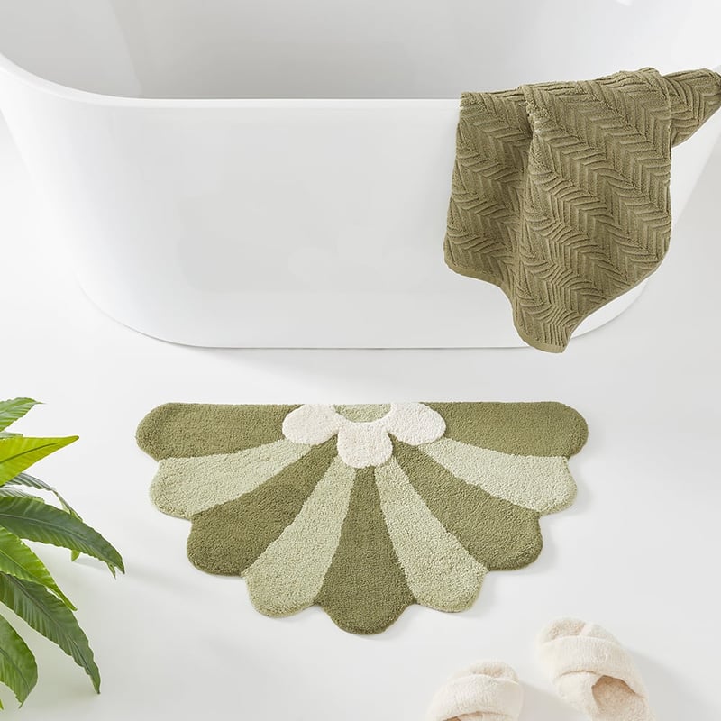 Petal Avocado Multi Bath Mat