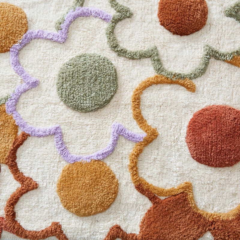 Daisy Natural Multi Bath Runner