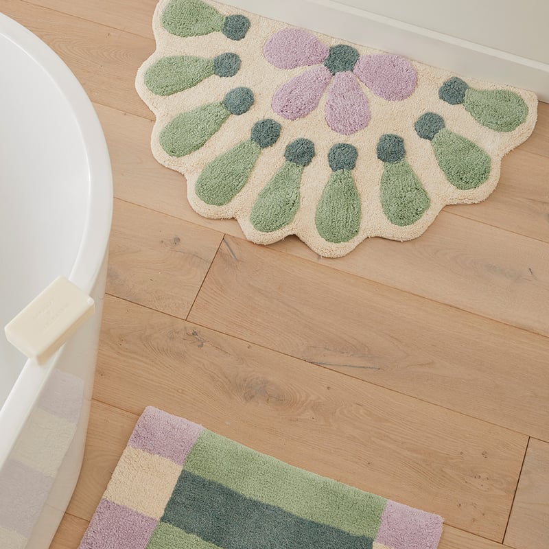 Clover Lilac Multi Bath Mat