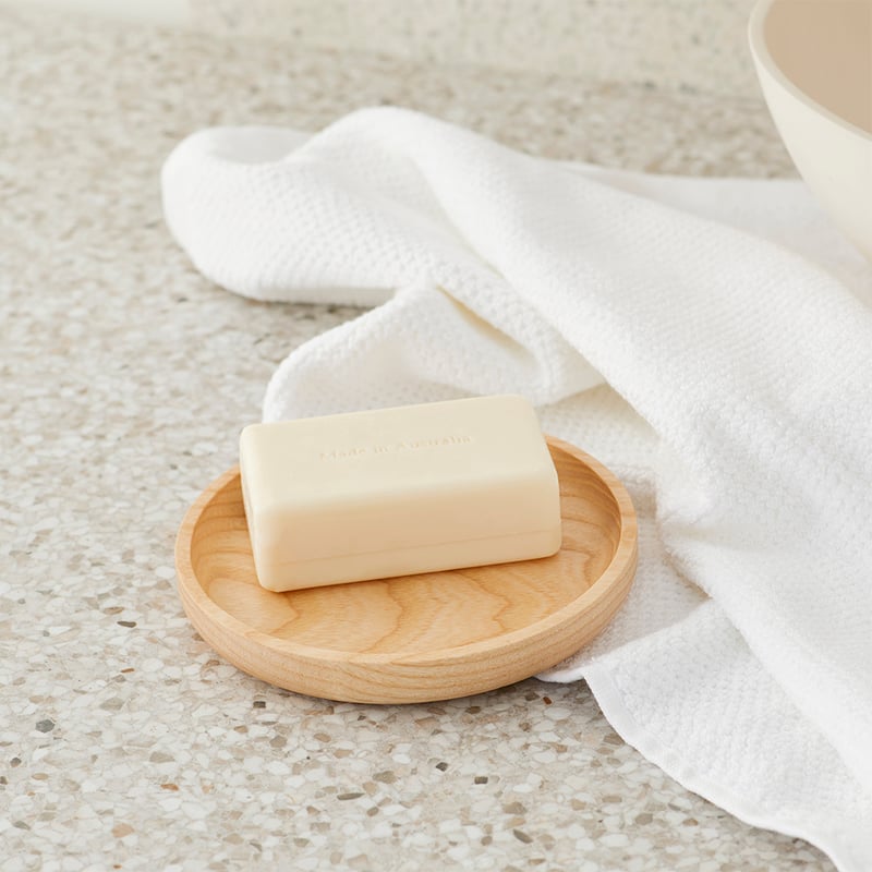 Devon Natural Round Ashwood Tray