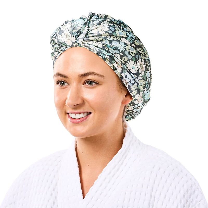 Printed Libertine Blue Shower Cap
