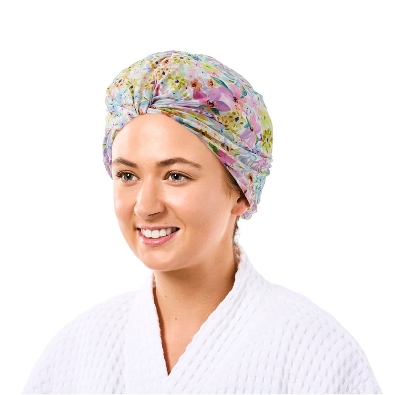 Printed Sienna Floral Shower Cap