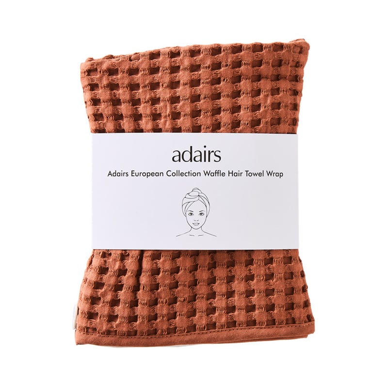European Clay Waffle Hair Towel Wrap