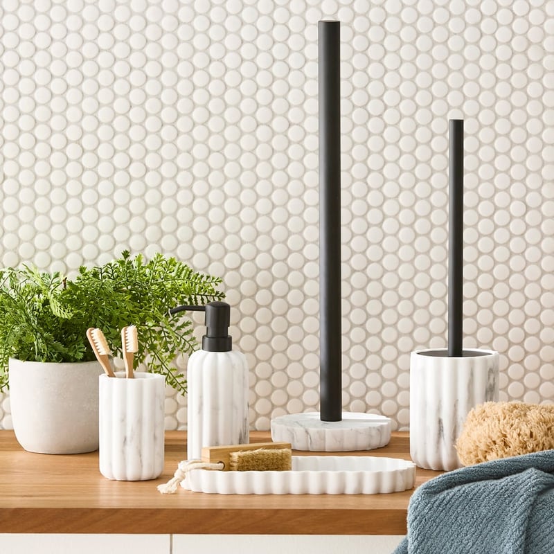 Delphine Marble Bathroom Accessories