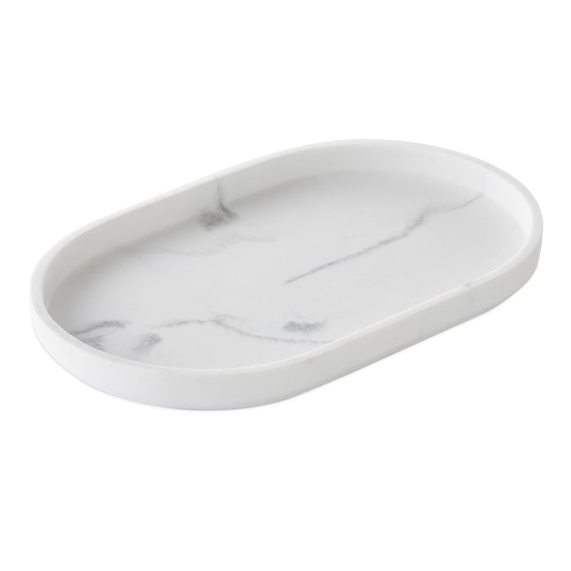 Mayfair Marble & Silver Bathroom Accessories
