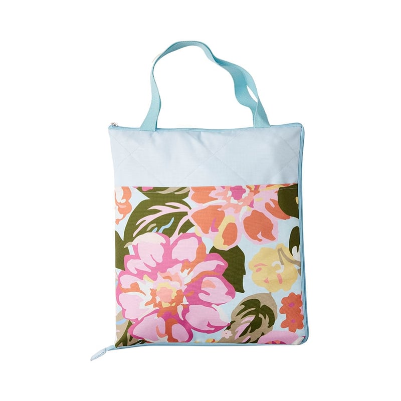 Byron Floral Blue Large Picnic Rug