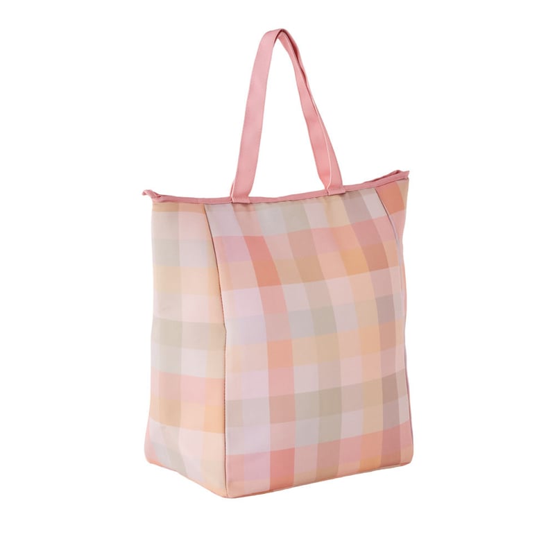 Eden Check Canvas Beach Cooler Bag